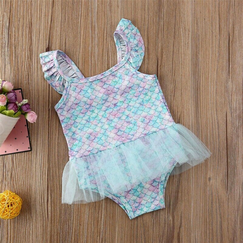 Maiô Infantil Sereia Sainha