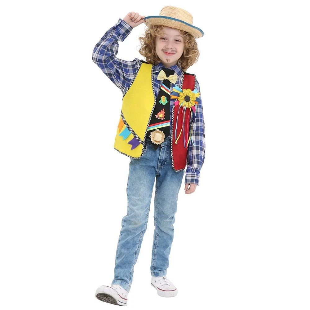 Conjunto Festa Junina Infantil Luxo 🌽✨